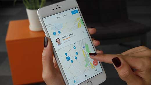 Avvo mobile experience b-roll