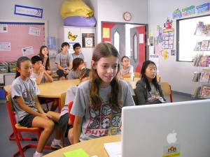 kids in a classroom